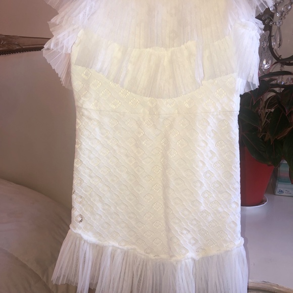 Bardot White Dress Girls Size 6 Girls - Picture 3 of 8